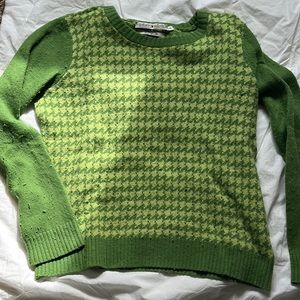 y2k Tommy Hilfiger green sweater